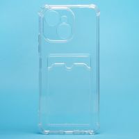 Чехол для Tecno Spark 40C (KM4k) силиконовый с картхолдером №2 <прозрачный> ― Nsk.OnlineBazar.su