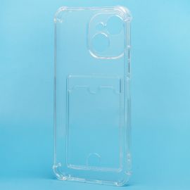 Чехол для Tecno Spark 40C (KM4k) силиконовый с картхолдером №2 <прозрачный>