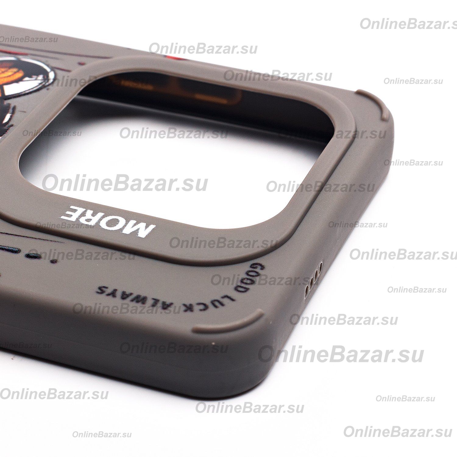 Чехол для Tecno Spark Go 2024 (BG6) силиконовый (рис. 335/тигр) <серый> ― Nsk.OnlineBazar.su