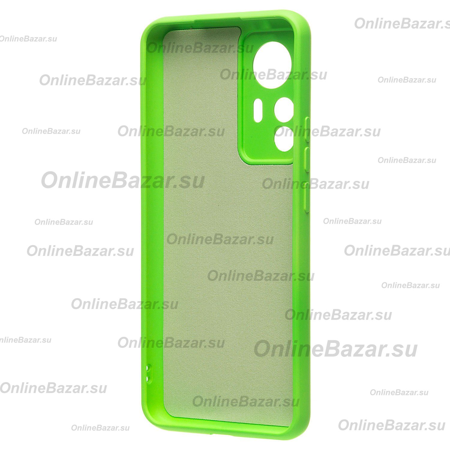 Чехол для Xiaomi 12T силиконовый Soft Touch 4 <зеленый> ― Nsk.OnlineBazar.su