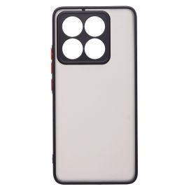 Чехол для Xiaomi 2406APNFAG пластиковый с окантовкой <черный>