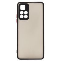 Чехол для Xiaomi Redmi Note 11S 5G пластиковый с окантовкой <черный> ― Nsk.OnlineBazar.su