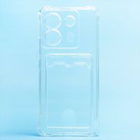 Чехол для Xiaomi Poco X6 5G силиконовый с картхолдером №2 <прозрачный> ― Nsk.OnlineBazar.su