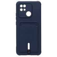 Чехол для Xiaomi 220333QNY силиконовый с картхолдером №4 <темно-синий> ― Nsk.OnlineBazar.su
