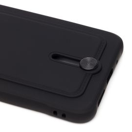 Чехол для Xiaomi 220333QNY силиконовый с картхолдером №4 <черный>