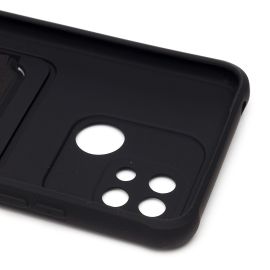 Чехол для Xiaomi 220333QNY силиконовый с картхолдером №4 <черный>
