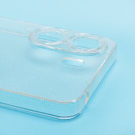 Чехол для Xiaomi 23108RN04Y силиконовый с блестками <прозрачный>