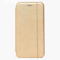 Чехол для Xiaomi Redmi 9A флип боковой кожзам №3 <золотой> ― Nsk.OnlineBazar.su