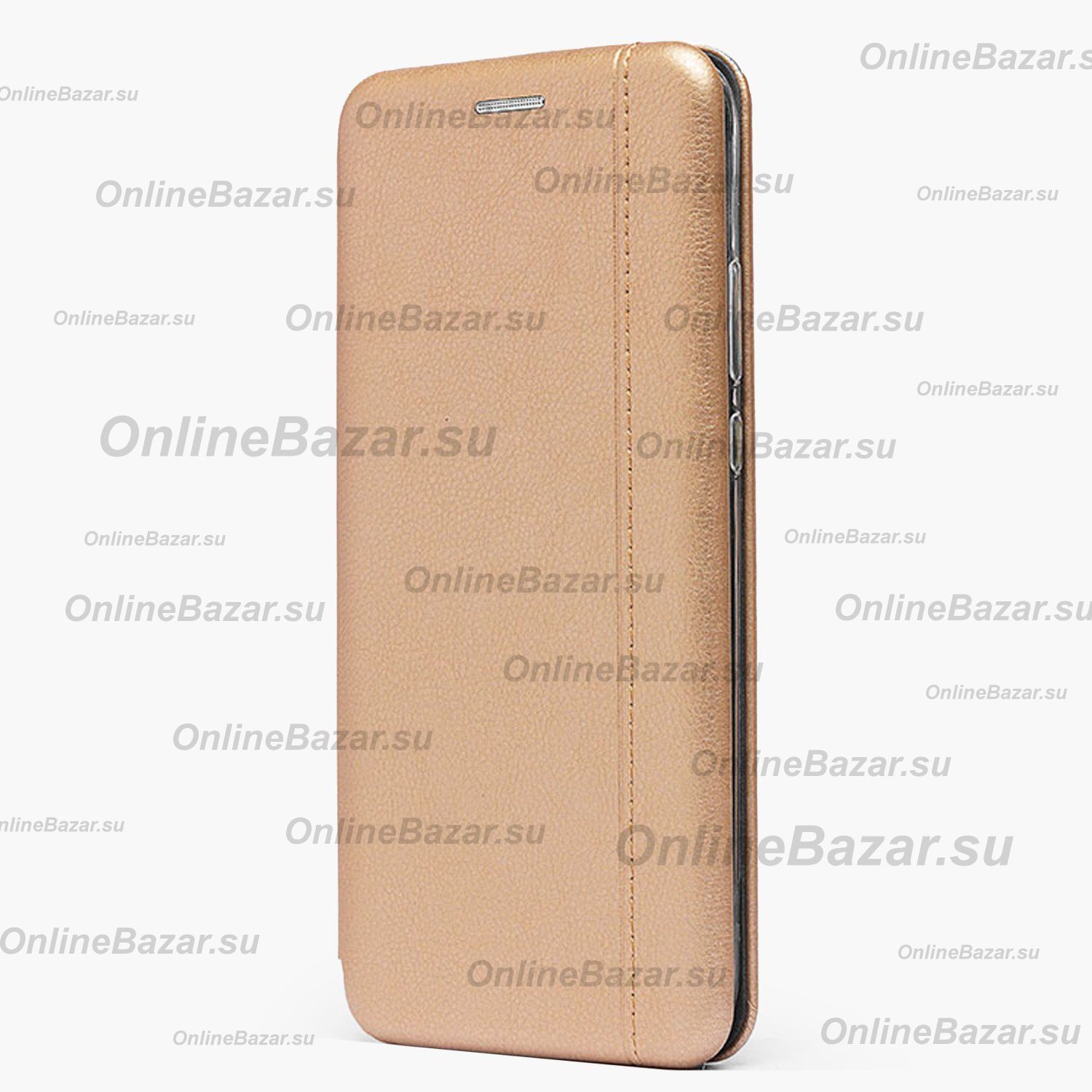 Чехол для Xiaomi Redmi 9A флип боковой кожзам №3 <золотой> ― Nsk.OnlineBazar.su