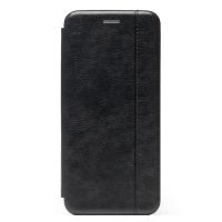 Чехол для Xiaomi Redmi Note 10S флип боковой кожзам №3 <черный> ― Nsk.OnlineBazar.su