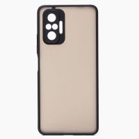 Чехол для Xiaomi M2101K6G пластиковый с окантовкой <черный> ― Nsk.OnlineBazar.su