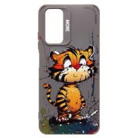 Чехол для Xiaomi Xiaomi 2201117TY силиконовый (рис. 335/тигр) <серый> ― Nsk.OnlineBazar.su