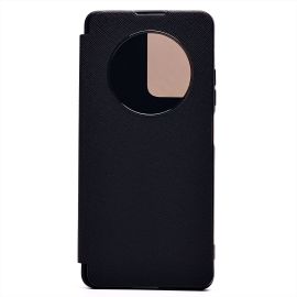 Чехол для Xiaomi 2209116AG 4G флип боковой кожзам №4 <черный>