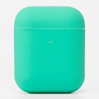 Чехол для кейса наушников Apple AirPods силиконовый Soft touch <мятный> ― Nsk.OnlineBazar.su