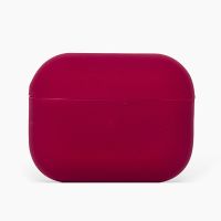 Чехол для кейса наушников Apple AirPods Pro силиконовый Soft Touch <бордовый> ― Nsk.OnlineBazar.su