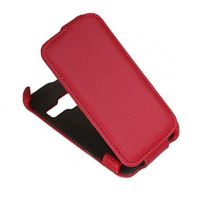 Чехол для Alcatel OT 3041D (One Touch Tribe) флип кожзам №1 <красный> ― Nsk.OnlineBazar.su
