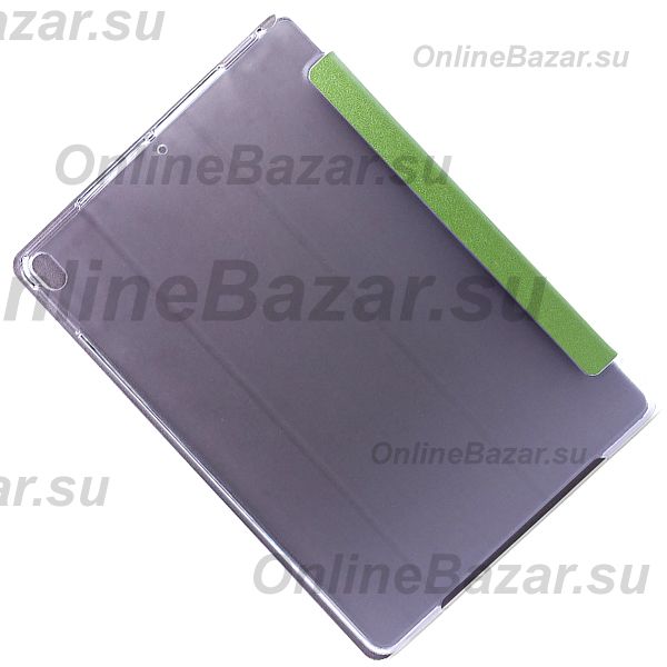 Чехол для Apple iPad Pro 12.9 (2018) пластик прозрачный + смарт панель <зеленый> ― Nsk.OnlineBazar.su