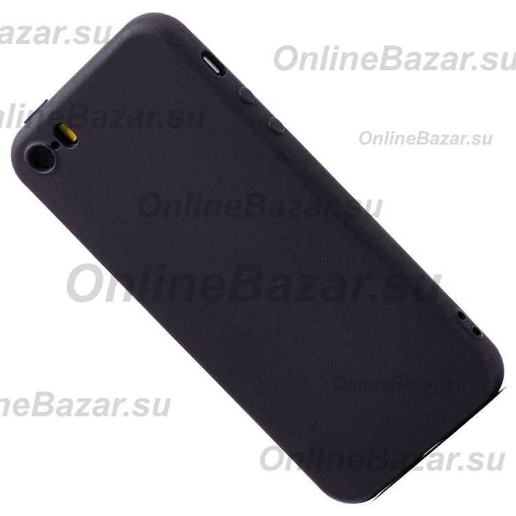 Чехол для Apple iPhone 5s силиконовый Soft Touch 2 <черный> ― Nsk.OnlineBazar.su