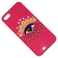 Чехол для Apple iPhone 5 задняя крышка пластик Kenzo №2 <розовый> ― Nsk.OnlineBazar.su