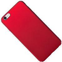 Чехол для Apple iPhone 6 Plus задняя крышка пластик Soft Touch <красный> ― Nsk.OnlineBazar.su