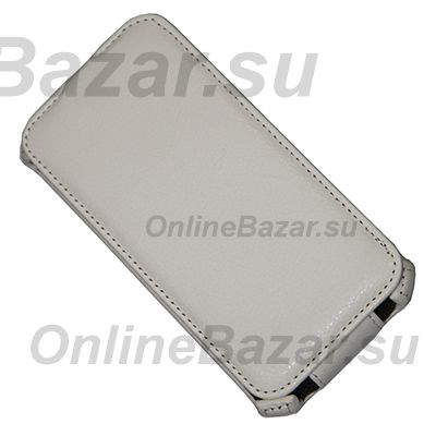 Чехол для Explay A500 флип кожзам №1 <белый> ― Nsk.OnlineBazar.su