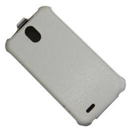 Чехол для Explay Communicator флип кожзам №1 <белый>