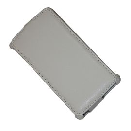 Чехол для Fly FS502 (Cirrus 1) флип кожзам №1 <белый>