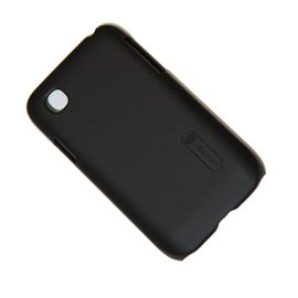 Чехол для LG D170 (L40) задняя крышка пластик ребристый Nillkin <черный>