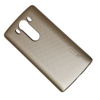 Чехол для LG H961s (V10) задняя крышка пластик ребристый Nillkin <золото> ― Nsk.OnlineBazar.su