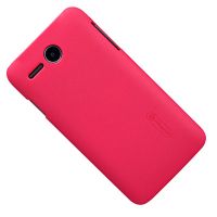 Чехол для Lenovo A680 задняя крышка пластик ребристый Nillkin <красный> ― Nsk.OnlineBazar.su