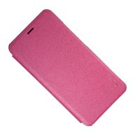 Чехол для Meizu M3 Mini флип боковой пластик-кожзам Nillkin Sparkle <розовый> ― Nsk.OnlineBazar.su