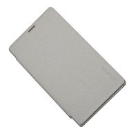 Чехол для Microsoft RM-1031 флип боковой пластик-кожзам Nillkin Sparkle <белый> ― Nsk.OnlineBazar.su