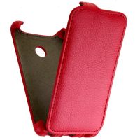 Чехол для Microsoft RM-1031 флип кожзам №1 <красный> ― Nsk.OnlineBazar.su
