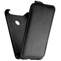 Чехол для Microsoft RM-1031 флип кожзам №1 <черный> ― Nsk.OnlineBazar.su