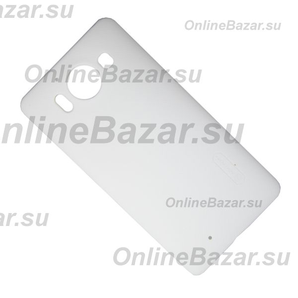 Чехол для Microsoft RM-1118 задняя крышка пластик ребристый Nillkin <белый> ― Nsk.OnlineBazar.su