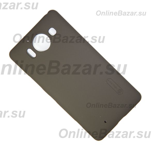 Чехол для Microsoft RM-1118 задняя крышка пластик ребристый Nillkin <коричневый> ― Nsk.OnlineBazar.su