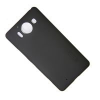 Чехол для Microsoft 950 Dual Sim задняя крышка пластик ребристый Nillkin <черный> ― Nsk.OnlineBazar.su