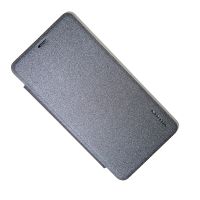Чехол для Microsoft 950 Dual Sim флип боковой пластик-кожзам Nillkin Sparkle <серый> ― Nsk.OnlineBazar.su