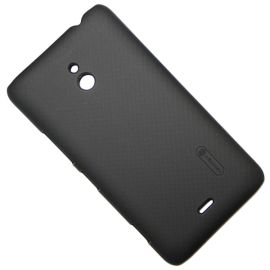 Чехол для Nokia 1320 Lumia задняя крышка пластик ребристый Nillkin <черный>