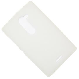 Чехол для Nokia 502 Asha Dual Sim силиконовый матовый <белый>