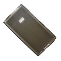 Чехол для Nokia 900 Lumia силиконовый матовый <серый> ― Nsk.OnlineBazar.su