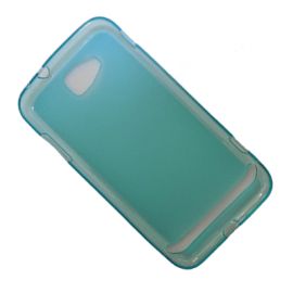 Чехол для Samsung i8750 (Activ S) силиконовый матовый <голубой>