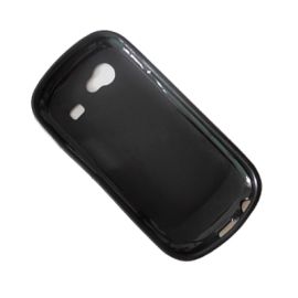 Чехол для Samsung i9020 (Google Nexus S) силиконовый матовый <черный>