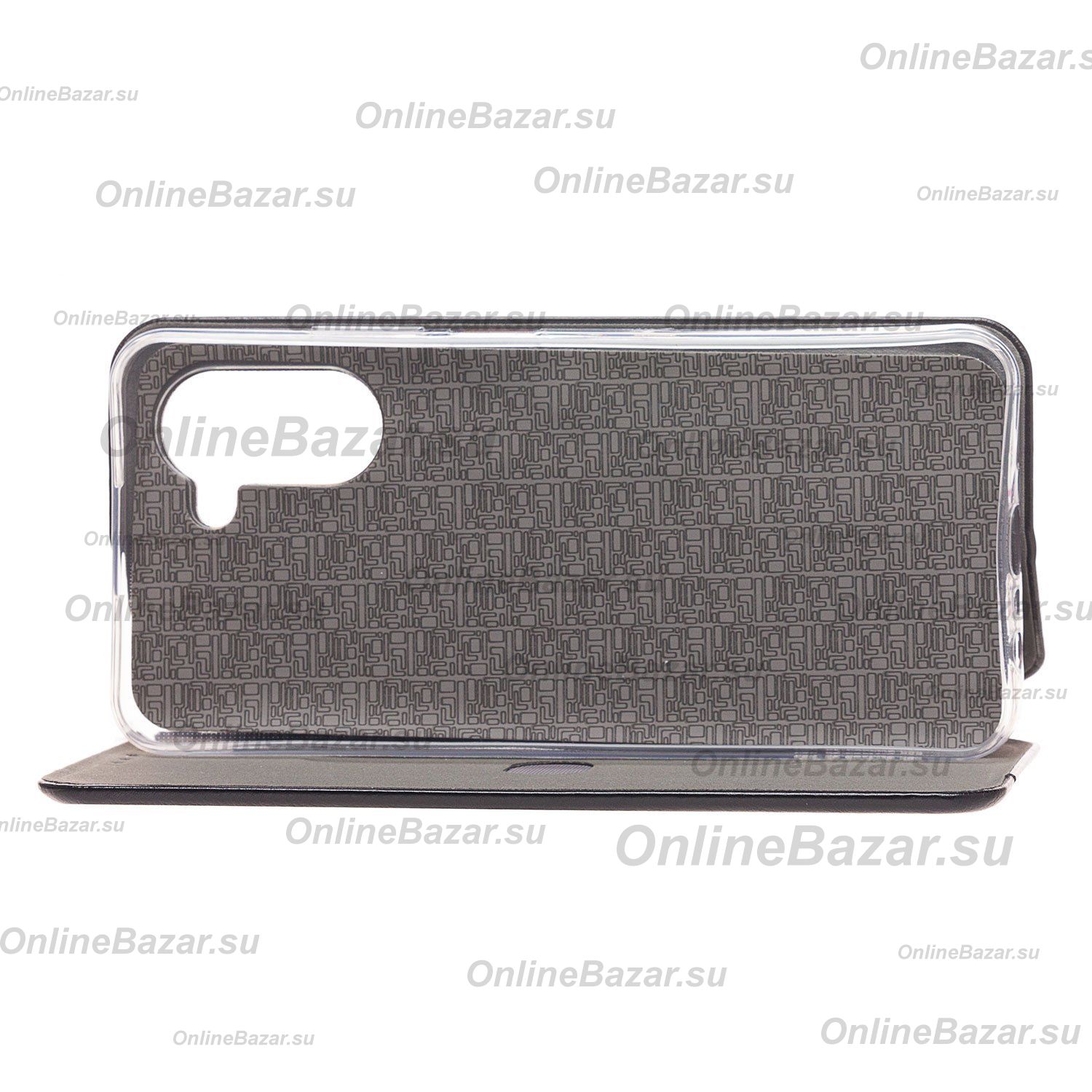 Чехол для Oppo A17 флип боковой кожзам №3 <черный> ― Nsk.OnlineBazar.su
