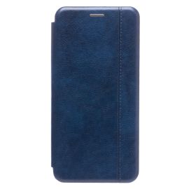 Чехол для Oppo A17 флип боковой кожзам №3 <синий>