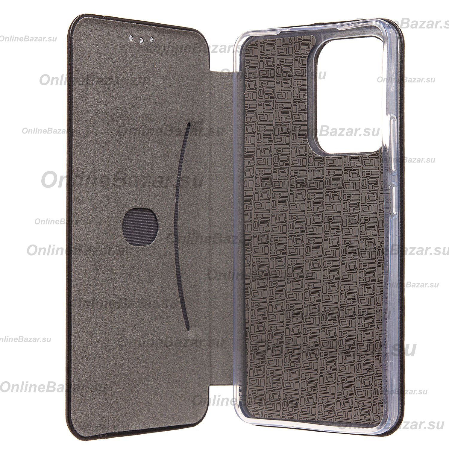 Чехол для Oppo CPH2701 флип боковой кожзам №3 <черный> ― Nsk.OnlineBazar.su