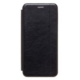 Чехол для Realme 15 5G флип боковой кожзам №3 <черный>