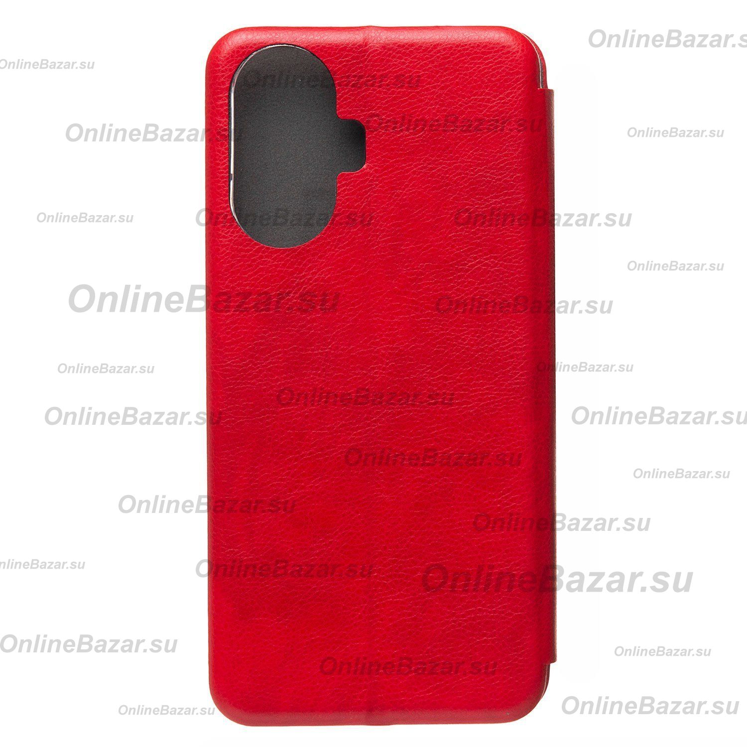 Чехол для Realme C55 флип боковой кожзам №3 <красный> ― Nsk.OnlineBazar.su