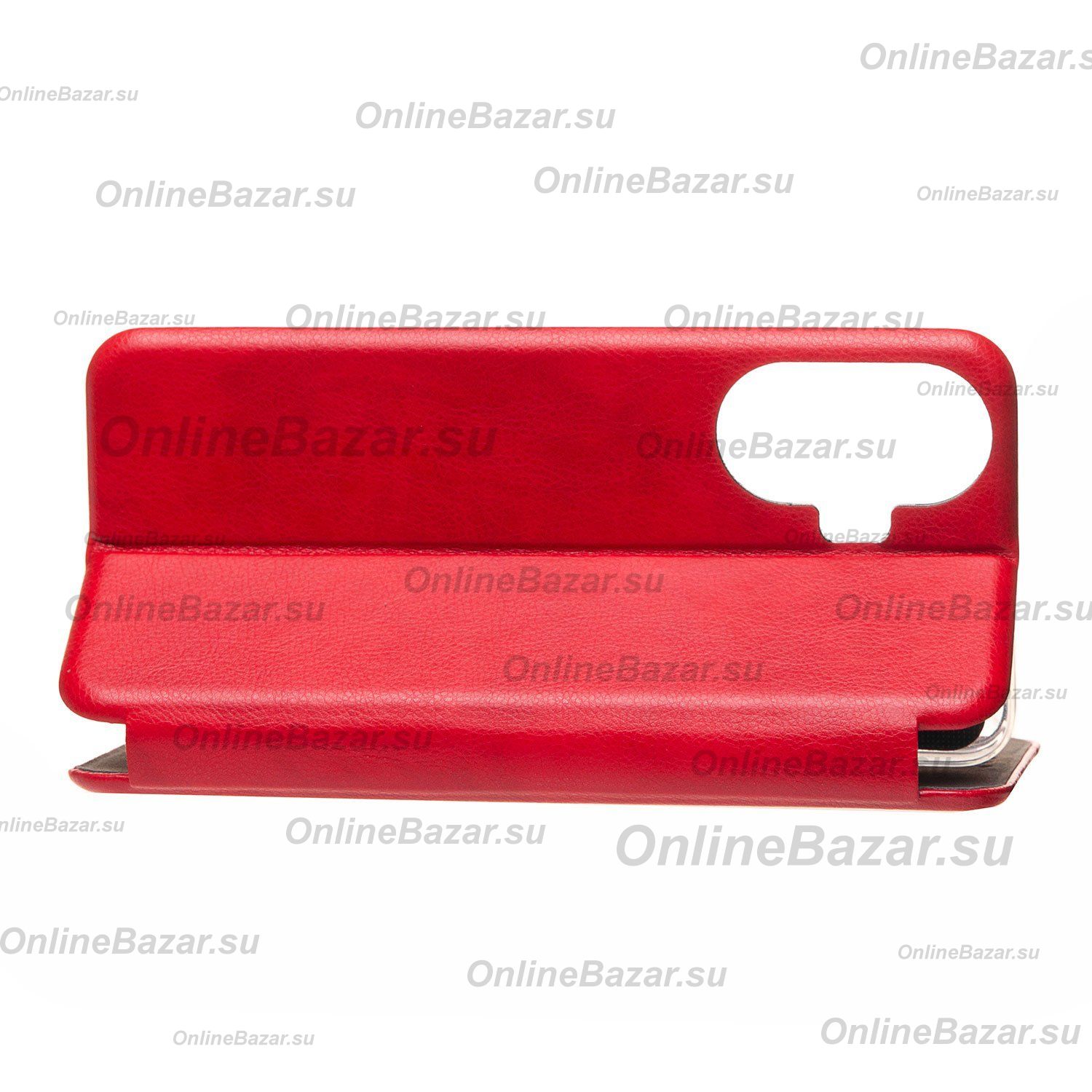 Чехол для Realme C55 флип боковой кожзам №3 <красный> ― Nsk.OnlineBazar.su