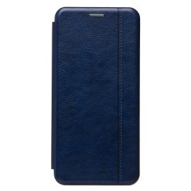 Чехол для Realme RMX3910 флип боковой кожзам №3 <синий>